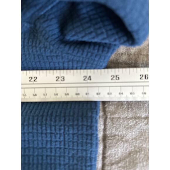 mack russo mens xl blue fleece 1/4 zip pullover kangaroo pocket sweatshirt nwt - Picture 7 of 7